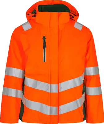 Produktbild von F. Engel Safety Damen Winterjacke, Orange/Grün, Gr. XS