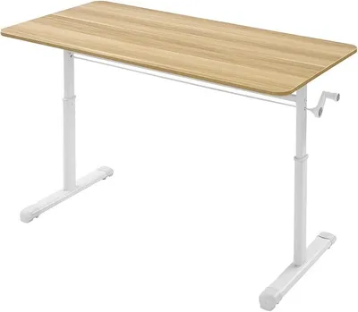 Immagine prodotto di Scrivania regolabile in altezza | Scrivania regolabile | Scrivania con altezza regolabile | Scrivania con altezza regolabile | Scrivania da ufficio con altezza regolabile, capacità di carico di circa 100 kg, altezza regolabile da 65 a 90 cm