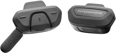 Zdjęcie produktu dla Interphone INTERPHOAERIAL, Domofon rowerowy, Bluetooth, Czarny