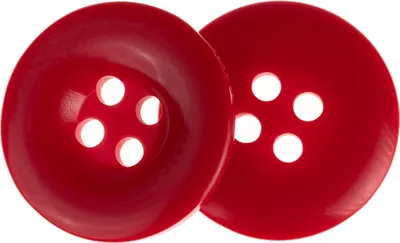 Obrázok produktu pre Gombík – sada 3 ks – priemer 25 mm – červený