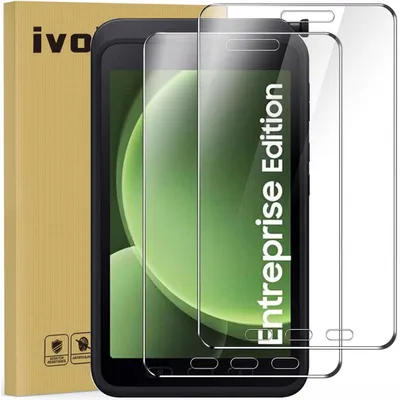 Immagine prodotto di Pellicole protettive in vetro temperato per Samsung Galaxy Tab Active 5 / Active 3, confezione da 2, durezza 9H, alta definizione, antigraffio