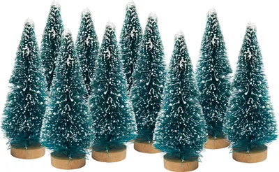 Produktbild von VBS Miniatur-Tannenbaum 6 cm, 10 Stück