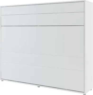 Produktbild von Mirjan24 Wandklappbett Bed-Concept BC-14 160x200 Horizontal, Stilvoll Funktionsbett mit Leistenlattenrost (Farbe: Weiß Matt)