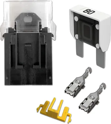 Produktbild von Sicherungshalter | MTA MaxiVAL Standard | 32V | inkl. 80A Sicherung | anreihbar