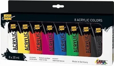 Produktbild von KREUL Acrylfarbe SOLO Goya Acrylic 20 ml 8er Set