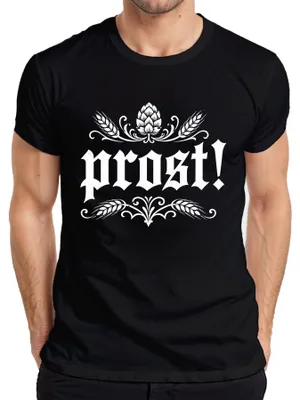 Imagen del producto de ¡Salud! Fiesta de la cerveza, , divertido, pantalones de cuero, vestido tradicional, camiseta para hombre, color , talla S