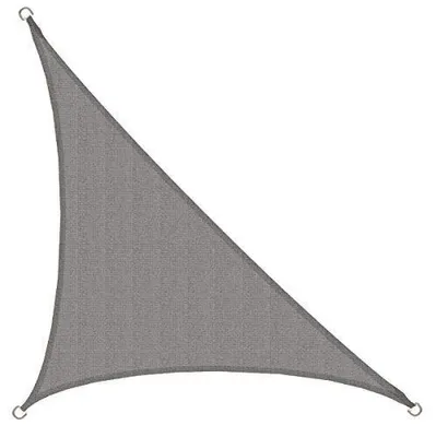 Image de Voile d'ombrage 3x3x4,25 m en HDPE - Protection solaire - Toile d'ombrage - Jardin - Balcon - Résistant à la déchirure - Protection contre le soleil