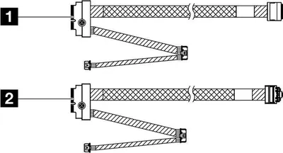 Produktbild von Lenovo Speicherkabelkit - für M.2 SATA/NVMe