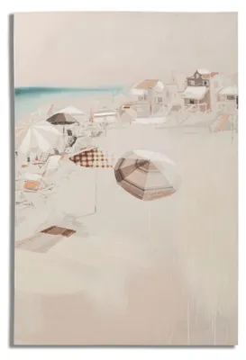 Obrázek produktu pro FURNLUX Wall Art Beach Beige 80cm / Hlavní barva: béžová / Rozměry: 80 x 120 x 3 cm