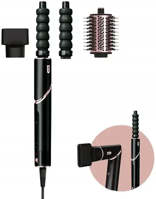 Zdjęcie produktu dla Shark HD426EU, Multistyler, Przyciski, Do wszystkich włosów, 110 °C, Czarny, 2,5 m
