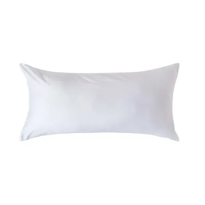 Produktbild von HOMESCAPES Kissenbezug weiss 100% Bio Baumwolle Fadendichte 400, 40 x 80 cm