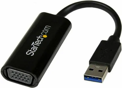 Image de StarTech.com Adaptateur Vidéo Carte Graphique Externe Mince Multi Montieur USB 3.0 vers VGA - 1920 x 1200 / 1080p