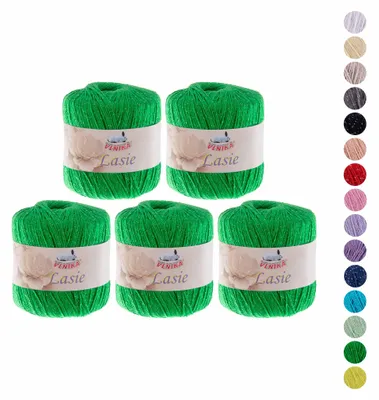 250g Strickgarn Lasie Sommergarn gruen