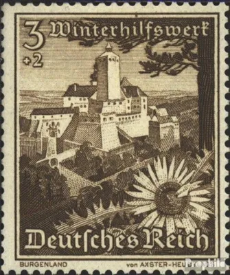 Produktbild von Briefmarken Deutsches Reich 1938 Mi 675 postfrisch Winterhilfswerk:Landschaften/Blumen