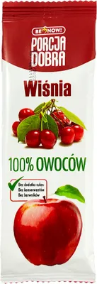 Obrázok produktu pre Przekąska Porcja Dobra jabłkowo-wiśniowa 16g