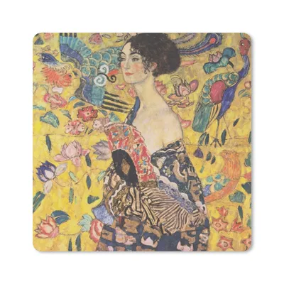 Produktbild von MuchoWow® Mauspad Mousepad Judith II - Gemälde von Gustav Klimt 30x30 cm - Mousepads - Maus Mat - Pad - Mausunterlage - Gaming