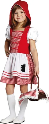 Produktbild von Rotkäppchen Kinder Karneval Fasching Kostüm 104-140