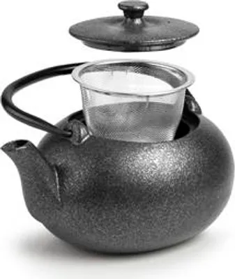 Obrázek produktu pro Ibili Sana, Jediná konvice, 600 ml, Černá, Litina, Louhovací filtr, Nerezová ocel