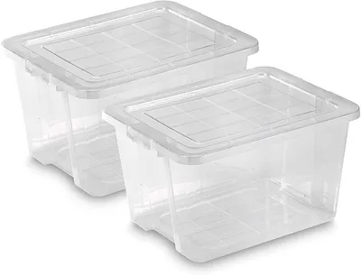 Imagen del producto de Cajas de Almacenaje 22 L Pack 2 COM-FORT HOUSE
