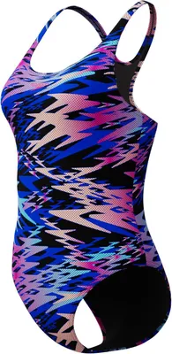 Produktbild von Speedo HYPERBOOM PRINT MEDALIST 1PC BLK/PNK 46