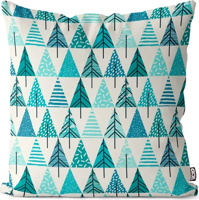 Produktbild von VOID Winterwald Weihnachten Schnee Kissenbezug Kissenhülle Sofakissen Kissen Deko Outdoor-Kissen Dekokissen
