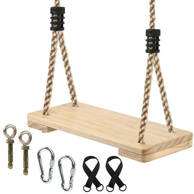 Immagine prodotto di Elzusha - Altalena in legno per interni ed esterni