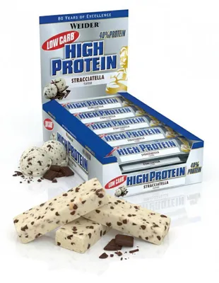 Produktbild von Weider 40% High Protein Bar - ab 24x50g Riegel Box verschiedene Geschmäcker - Schoko