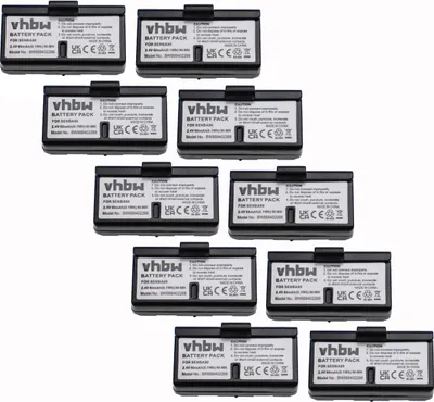 Produktbild von vhbw 10x Akku kompatibel mit Sennheiser HDI1029, HDI1029-PLL8/16, HDI1029-PLL8, HDI1029-PLL16 Wireless Headset Kopfhörer (60 mAh, 2,4 V, NiMH)