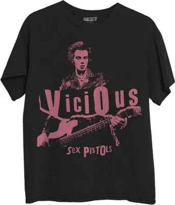 Image de Pistols - "Sid" T-shirt homme/femme unie RO4526 (XL) (Noir)