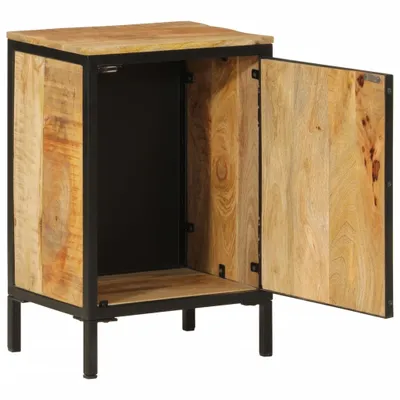 Zdjęcie produktu dla vidaXL Szafka łazienkowa 40x30x60 cm z litego drewna mango i żelaza