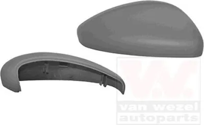 Produktbild von VAN WEZEL 4034844 Außenspiegel Abdeckung Kappe Rechts passend für PEUGEOT 2008 Kombi (CU) Grundiert Spiegelkappe