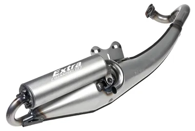 Image de Échappement Giannelli Extra V2 en titane, avec homologation (ABE) pour les scooters Aprilia SR 50 LC à partir de l'année 2000