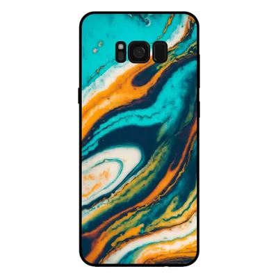 Produktbild von Smartphonica Telefon Fall für Samsung Galaxy S8 Plus Marmor-Look - zurück Abdeckung Marmor Fall - Grün