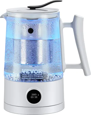 Produktbild von Vodíkový generátor VEVOR, 1,5 l kanvica na výrobu vodíka s veľkou kapacitou, technológie SPE a PEM, ionizátor vody bohatej na vodík na varenie kávy alebo čaju