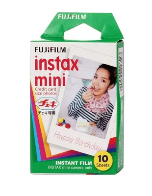 Produktbild von FUJIFILM instax mini Sofortbildkamera-Film weiß, 10 St.