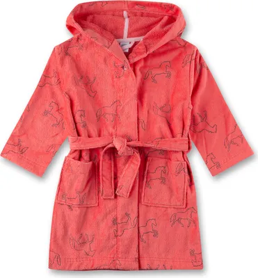 Produktbild von Sanetta Mädchen-Bademantel rosa Pferd 98