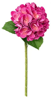 Produktbild von G.blümt Künstliche Hortensien 64 cm lang, Kunstblumen Real Touch wie echt, Pink 1 Stück