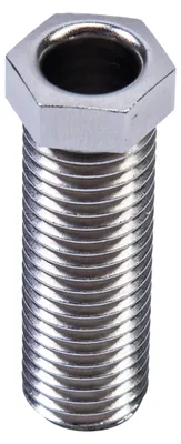 Produktbild von Hohlschraube Messing für Ablaufkelch, Gewinde M12x1,5, Länge 35 mm, passend für Drehexcenter Ab- und Überlaufgarnituren