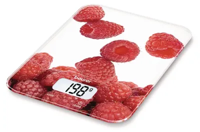 Immagine prodotto di Bilancia da cucina digitale Beurer KS 19 berry 5 Kg Bianco Rosso 5 kg