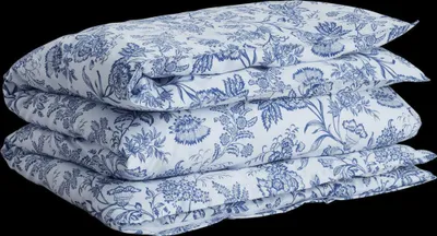 Produktbild von GANT Floral Bettdeckenbezug einzeln Farbe College Blue Größe 155x220