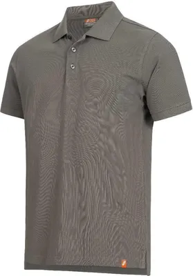 Produktbild von Nitras Motion Tex Light Poloshirt | Gr. L | 100% Baumwolle | grau