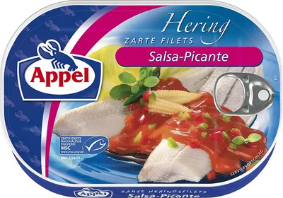 Produktbild von Appel Heringsfilets Salsa Picante in feurig scharfer Sauce 200g