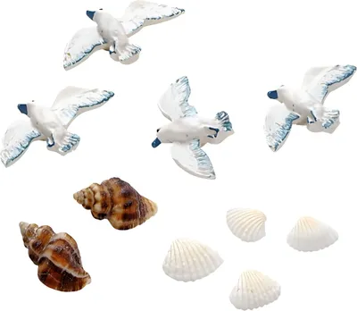 Produktbild von KNORR PRANDELL 218002757 Dekostreu Maritim Möwe 1 - 4 cm Polyresin