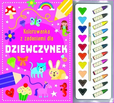 Zdjęcie produktu dla Kolorowanka z zadaniami dla dziewczynek (Für Kinder auf Polnisch)