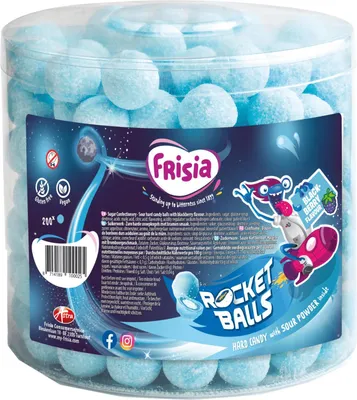 Produktbild von Frisia-Raketenbällchen Brombeeren (200 Stück)