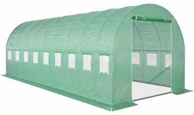 Obrázok produktu pre Záhradný fóliovník VESPAGARDEN 4x10x2,3m - 40m2 - 2 x dvere - zelený