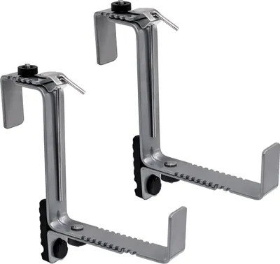 Immagine prodotto di POETIC SPECIAL - 2 pezzi / caricabile fino a 50 kg - Portafiori - Colore: grigio chiaro