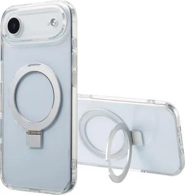 Produktbild von Accezz Ring Stand Backcover mit MagSafe iPhone Air - Transparent