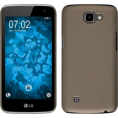 Produktbild von PhoneNatic Case kompatibel mit LG K4 2016 - Hülle gold gummiert Hard-case + 2 Schutzfolien