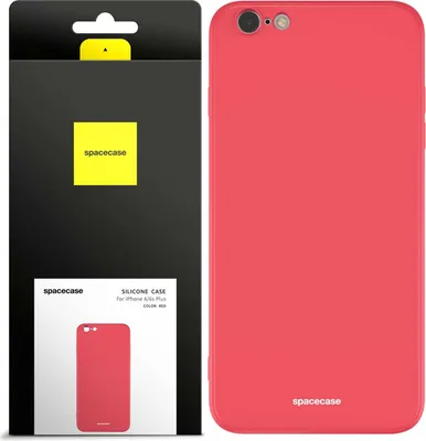 Image de Coque en silicone SPACECASE Coque en silicone pour iPhone 6/6s Plus Rouge